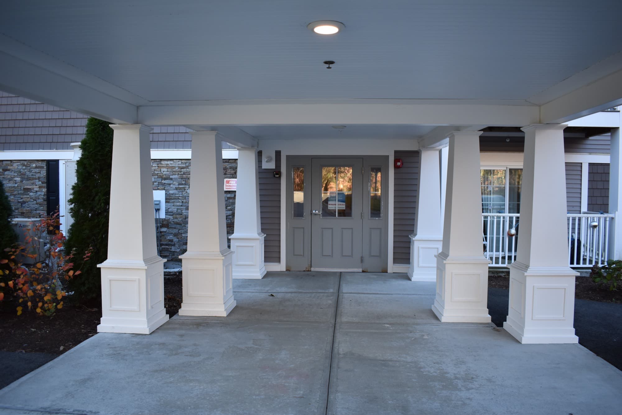 Covered Entrance